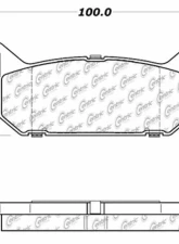 Centric C-Tek Ceramic Brake Pads with Shims 103.05840                                     - 103.05840 - Image 3