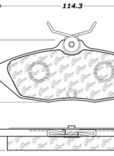Centric C-Tek Ceramic Brake Pads with Shims 103.05990                                     - 103.05990 - Image 3