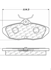 Centric C-Tek Ceramic Brake Pads with Shims 103.05990                                     - 103.05990 - Image 3