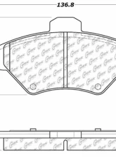 Centric C-Tek Ceramic Brake Pads with Shims 103.06000                                     - 103.06000 - Image 3