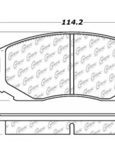 Centric C-Tek Ceramic Brake Pads with Shims 103.06020                                     - 103.06020 - Image 3