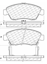 Centric C-Tek Ceramic Brake Pads with Shims 103.06210                                     - 103.06210 - Image 3