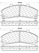 Centric C-Tek Ceramic Brake Pads with Shims 103.06520                                     - 103.06520 - Image 3