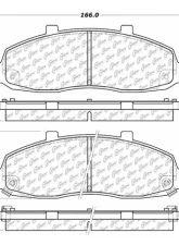 Centric C-Tek Ceramic Brake Pads with Shims 103.06790                                     - 103.06790 - Image 3