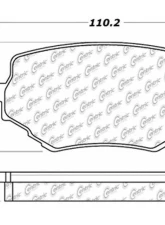 Centric C-Tek Ceramic Brake Pads with Shims 103.06800                                     - 103.06800 - Image 3