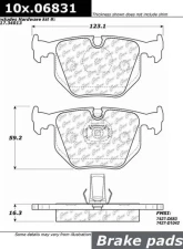 Centric C-Tek Ceramic Brake Pads with Shims 103.06831                                     - 103.06831 - Image 3