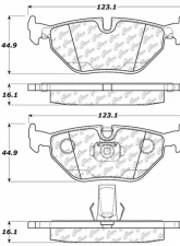 Centric C-Tek Ceramic Brake Pads with Shims 103.06921                                     - 103.06921 - Image 3
