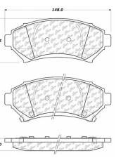 Centric C-Tek Ceramic Brake Pads with Shims 103.06990                                     - 103.06990 - Image 3