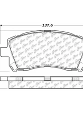 Centric C-Tek Ceramic Brake Pads with Shims 103.07210                                     - 103.07210 - Image 2
