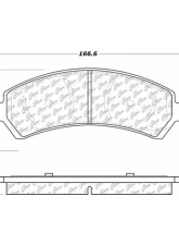 Centric C-Tek Ceramic Brake Pads with Shims 103.07260                                     - 103.07260 - Image 3