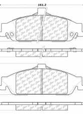 Centric C-Tek Ceramic Brake Pads with Shims 103.07270                                     - 103.07270 - Image 3