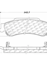 Centric C-Tek Ceramic Brake Pads with Shims 103.07290                                     - 103.07290 - Image 2