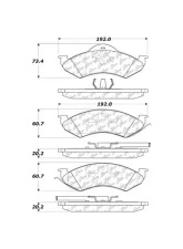 Centric C-Tek Ceramic Brake Pads with Shims 103.07460                                     - 103.07460 - Image 2