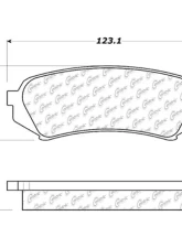Centric C-Tek Ceramic Brake Pads with Shims 103.07730                                     - 103.07730 - Image 2