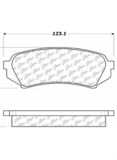 Centric C-Tek Ceramic Brake Pads with Shims 103.07730                                     - 103.07730 - Image 3