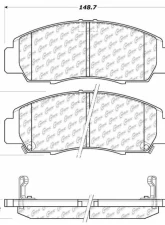 Centric C-Tek Ceramic Brake Pads with Shims 103.07870                                     - 103.07870 - Image 3