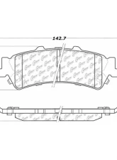 Centric C-Tek Ceramic Brake Pads with Shims 103.07920                                     - 103.07920 - Image 2