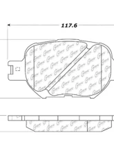 Centric C-Tek Ceramic Brake Pads with Shims 103.08170                                     - 103.08170 - Image 2