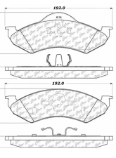 Centric C-Tek Ceramic Brake Pads with Shims 103.08200                                     - 103.08200 - Image 3