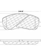 Centric C-Tek Ceramic Brake Pads with Shims 103.08660                                     - 103.08660 - Image 3