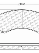 Centric C-Tek Ceramic Brake Pads with Shims 103.08670                                     - 103.08670 - Image 3