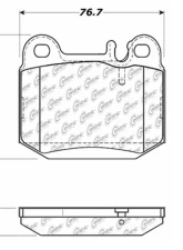 Centric C-Tek Ceramic Brake Pads with Shims 103.08740                                     - 103.08740 - Image 3