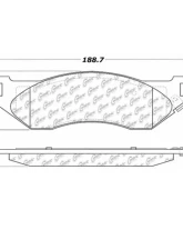 Centric C-Tek Ceramic Brake Pads with Shims 103.08970                                     - 103.08970 - Image 3