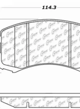 Centric C-Tek Ceramic Brake Pads with Shims 103.09040                                     - 103.09040 - Image 3