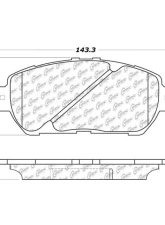 Centric C-Tek Ceramic Brake Pads with Shims 103.09060                                     - 103.09060 - Image 3