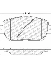 Centric C-Tek Ceramic Brake Pads with Shims 103.09080                                     - 103.09080 - Image 3