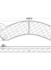 Centric C-Tek Ceramic Brake Pads with Shims 103.09090                                     - 103.09090 - Image 2