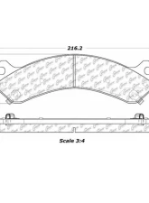 Centric C-Tek Ceramic Brake Pads with Shims 103.09090                                     - 103.09090 - Image 3