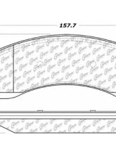 Centric C-Tek Ceramic Brake Pads with Shims 103.09450                                     - 103.09450 - Image 3