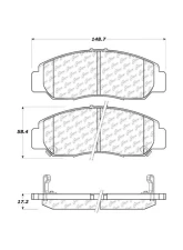 Centric C-Tek Ceramic Brake Pads with Shims 103.09590                                     - 103.09590 - Image 2