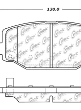 Centric C-Tek Ceramic Brake Pads with Shims 103.15960                                     - 103.15960 - Image 2