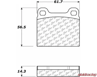 Posi-Quiet Semi-Metallic Brake Pads 104.00310 - 104.00310