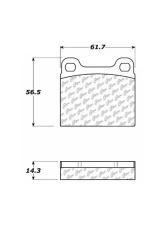 Posi-Quiet Semi-Metallic Brake Pads 104.00310                                     - 104.00310 - Image 3