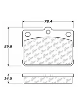 Posi-Quiet Semi-Metallic Brake Pads 104.01010                                     - 104.01010 - Image 3