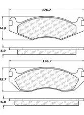 Posi-Quiet Semi-Metallic Brake Pads with Hardware 104.02030                                     - 104.02030 - Image 5