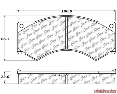Posi-Quiet Semi-Metallic Brake Pads 104.04940 - 104.04940
