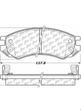 Posi-Quiet Semi-Metallic Brake Pads with Hardware 104.05070                                     - 104.05070 - Image 3