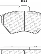 Posi-Quiet Semi-Metallic Brake Pads with Hardware 104.06000                                     - 104.06000 - Image 3
