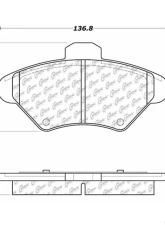 Posi-Quiet Semi-Metallic Brake Pads with Hardware 104.06000                                     - 104.06000 - Image 3