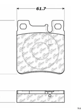 Posi-Quiet Semi-Metallic Brake Pads 104.06030                                     - 104.06030 - Image 3