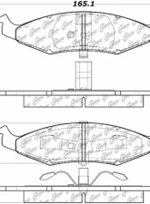 Posi-Quiet Semi-Metallic Brake Pads with Hardware 104.06330                                     - 104.06330 - Image 3