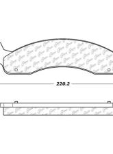 Posi-Quiet Semi-Metallic Brake Pads with Hardware 104.06551                                     - 104.06551 - Image 2