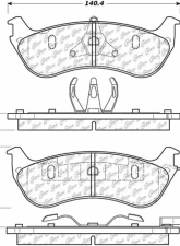 Posi-Quiet Semi-Metallic Brake Pads with Hardware 104.06740                                     - 104.06740 - Image 3