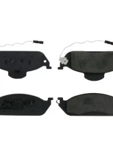 Posi-Quiet Semi-Metallic Brake Pads with Hardware 104.07600                                     - 104.07600 - Image 5