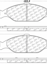 Posi-Quiet Semi-Metallic Brake Pads with Hardware 104.08040                                     - 104.08040 - Image 3