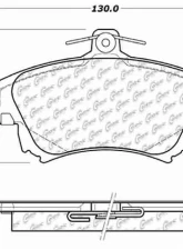 Posi-Quiet Semi-Metallic Brake Pads 104.08370                                     - 104.08370 - Image 3